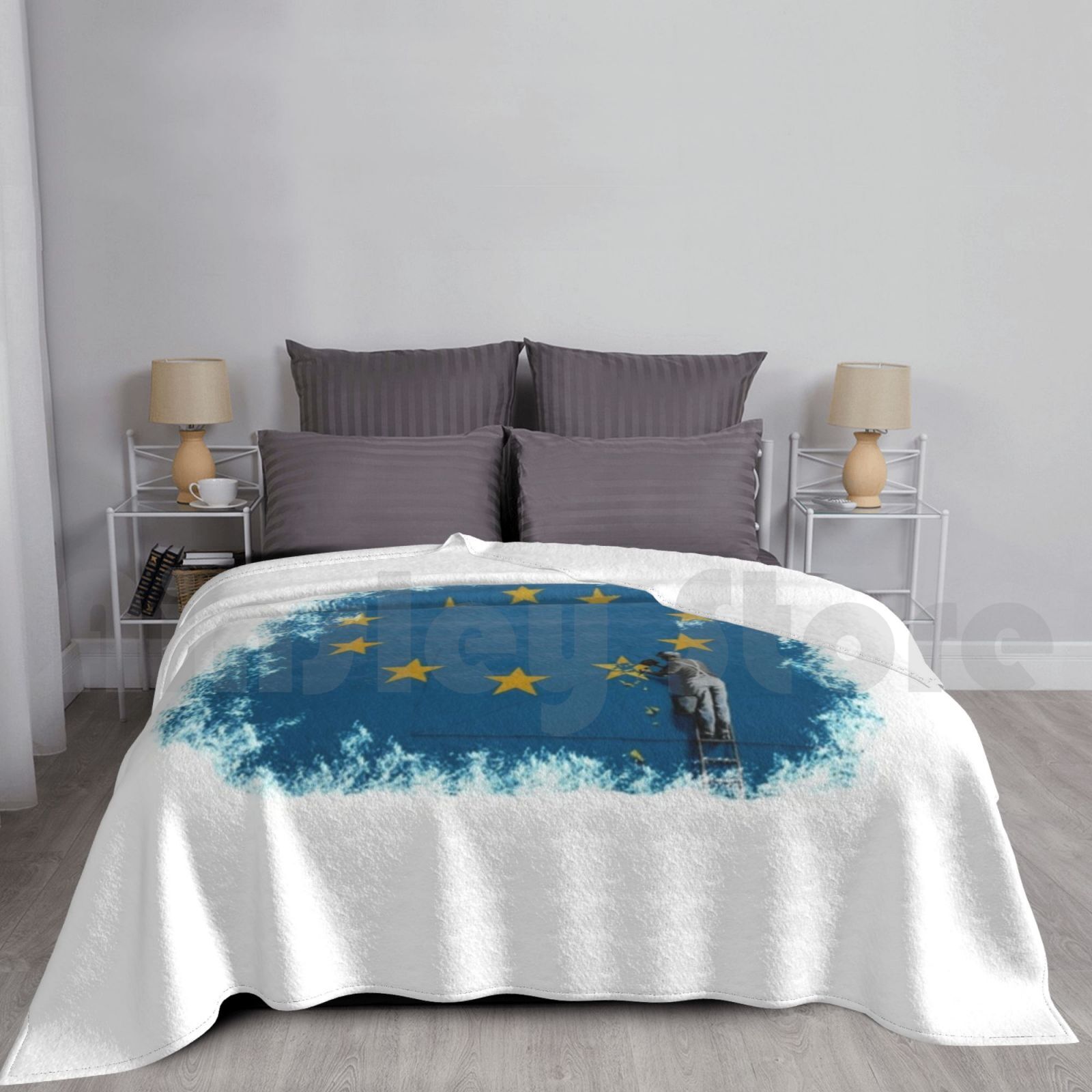 Street Fashion Uk - Eu Blanket Fashion Custom Banksy Eu