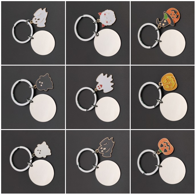 Street Fashion Rings - Creativity Metal Keychain Halloween Cute Fun