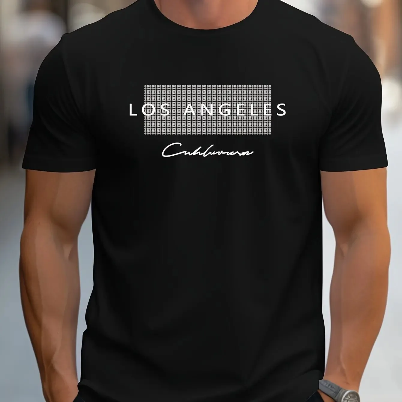 Street Fashion Los Angeles - Summer Men's Casual Loose T-shirt Los