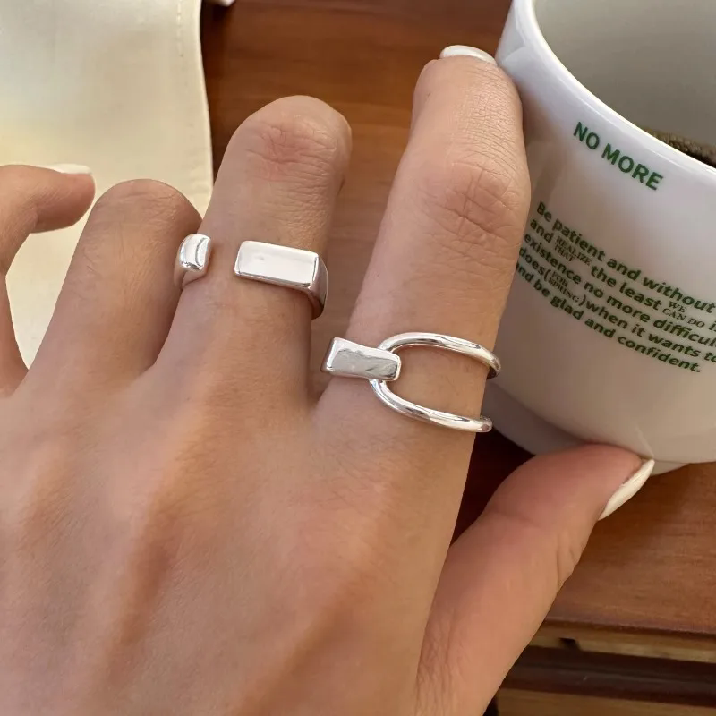 Street Fashion Rings - VENTFILLE 925 Sterling Silver Rings INS