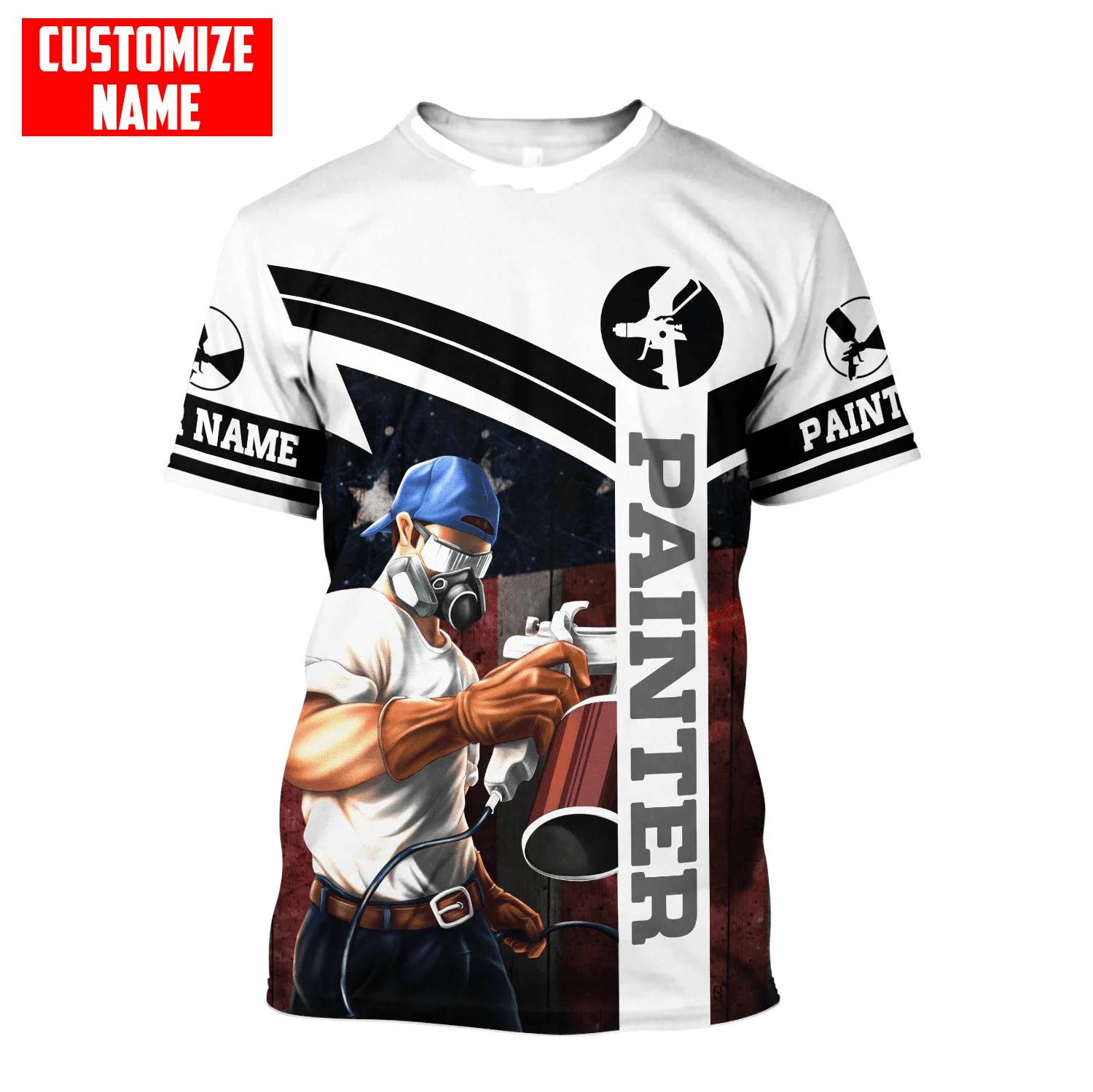 Personalized Name Painter 3D A - Street Fashion Hip Hop review and price