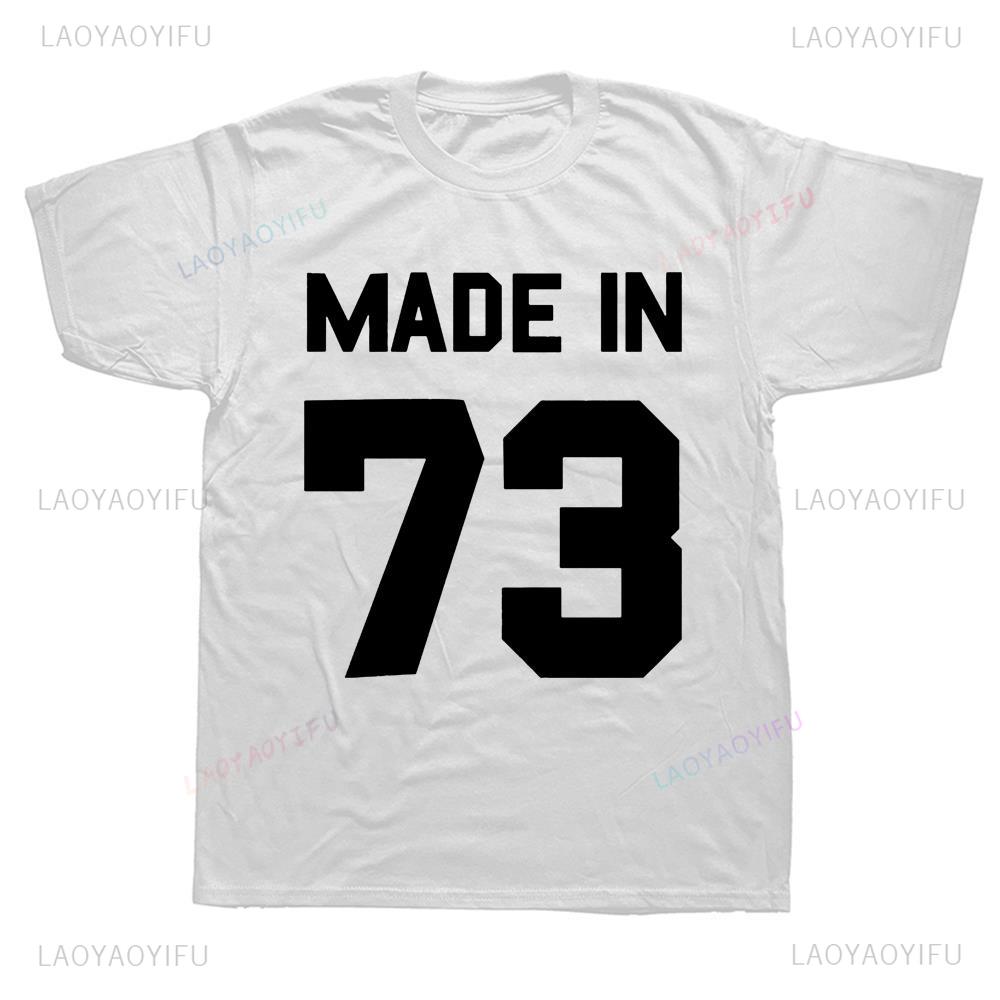 Hot Sale Made in 73 Graphic Cl - Street Fashion Hip Hop review and price