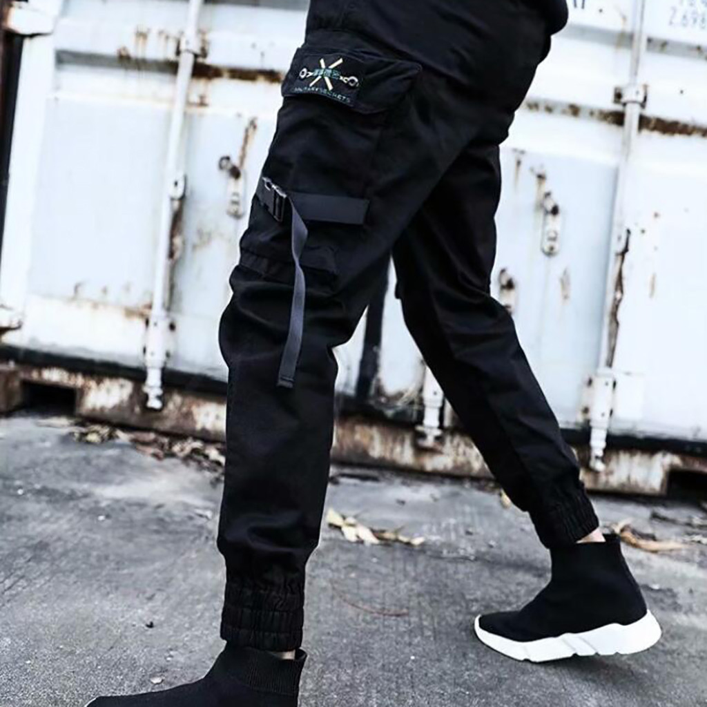 Loose Fit Cargo Pants Men Stre - Street Fashion Art review and price