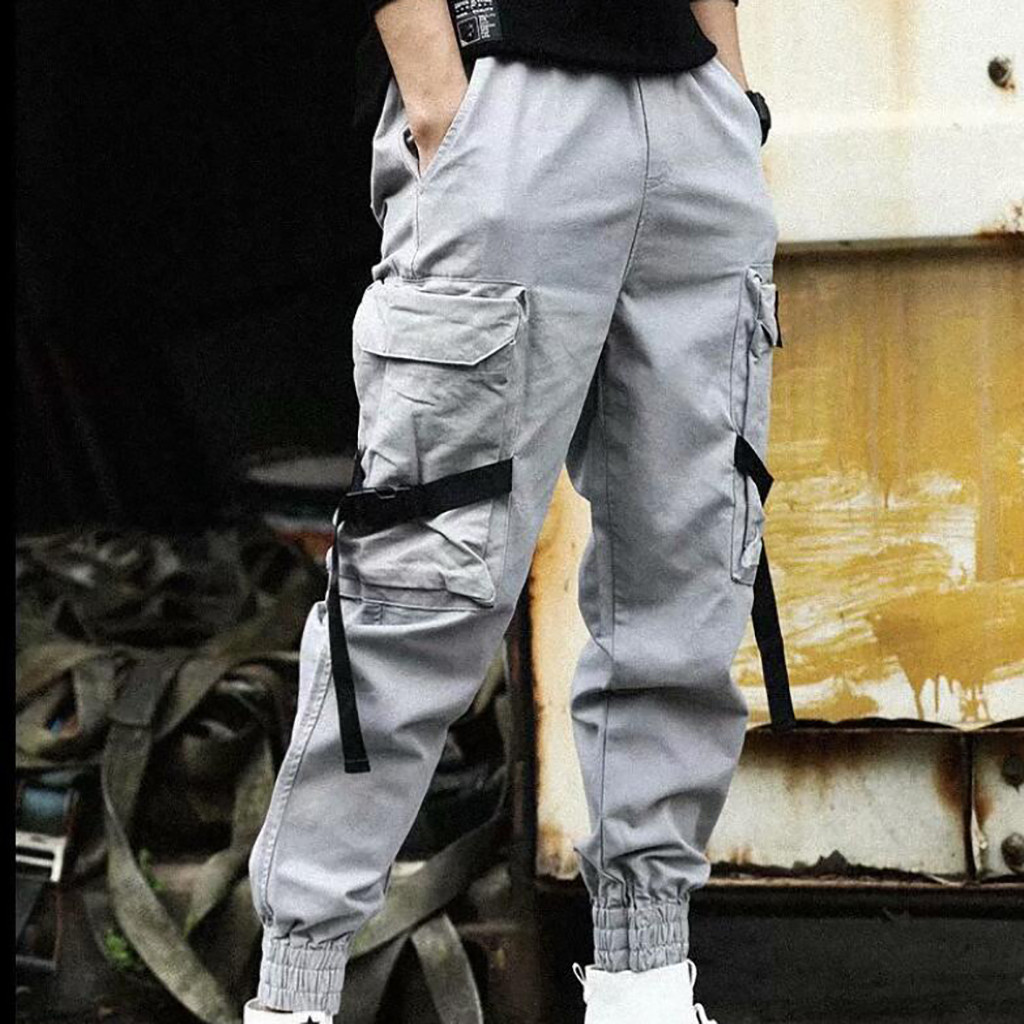 Loose Fit Cargo Pants Men Stre - Street Fashion Art review and price