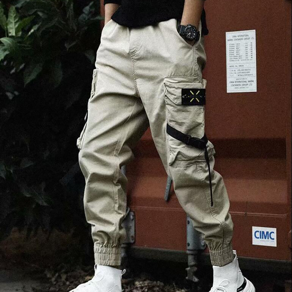Loose Fit Cargo Pants Men Stre - Street Fashion Art review and price