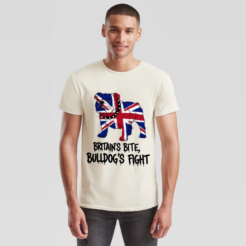 Union Jack Bulldog T-Shirt Bri - Street Fashion Uk review and price
