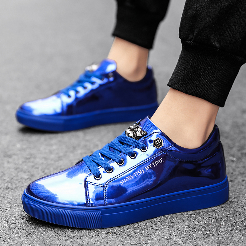 Luxury Men Casual Sneakers Blu - Street Fashion Walk review and price