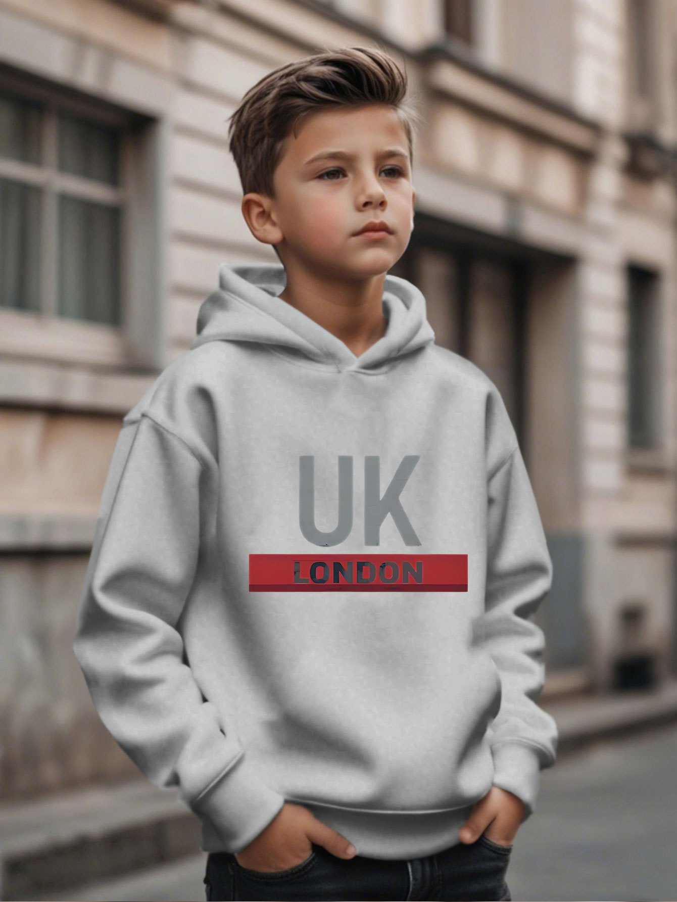 UK London Printed Hoodie Boys' - Street Fashion Uk review and price
