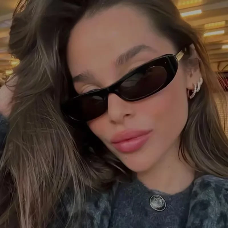 New Retro Oval Frame Sunglasse - Street Fashion Shoot review and price