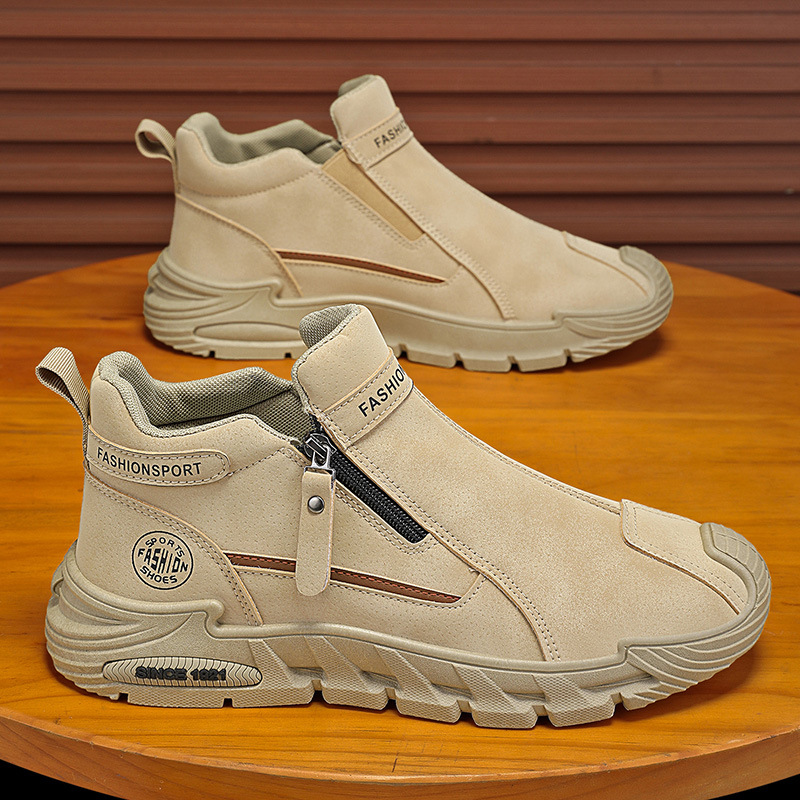 Men's Casual Zipper Closed Sho - Street Fashion Walk review and price