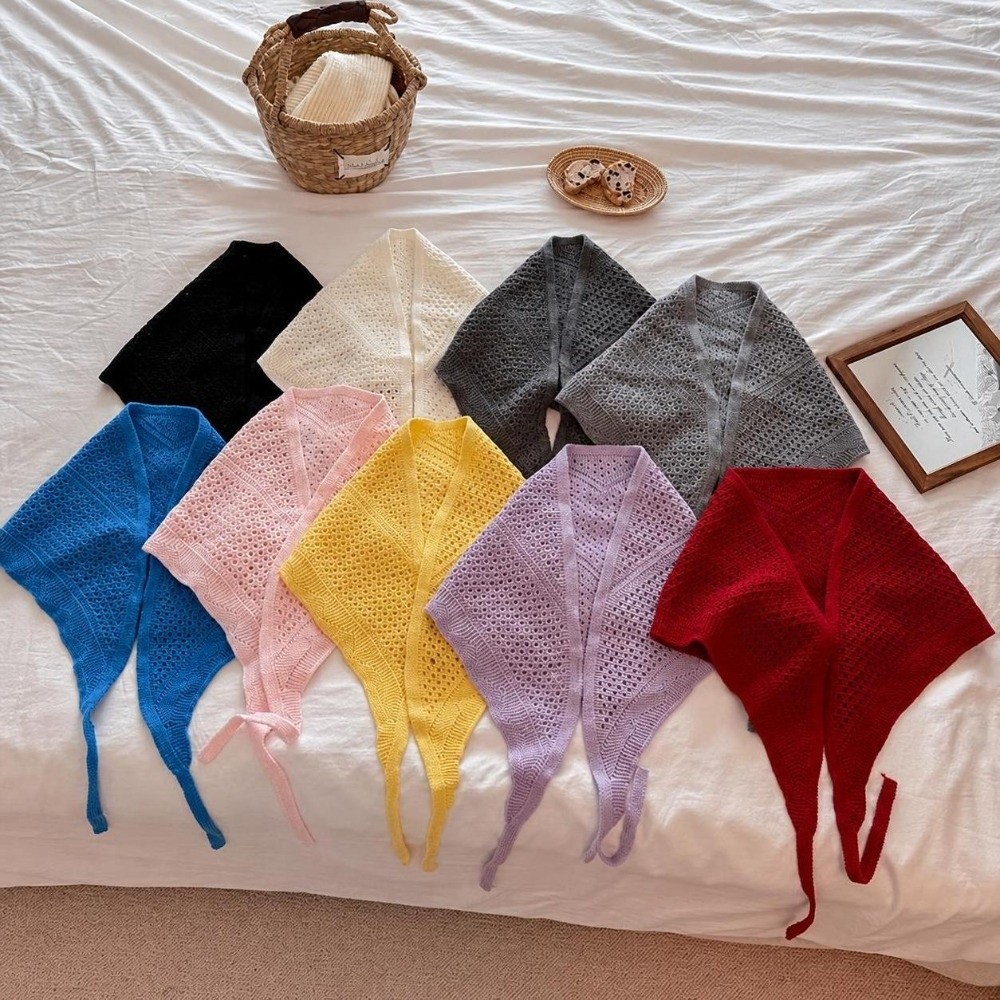 Hollow Out Knitted Triangle Sc - Street Fashion Shoot review and price