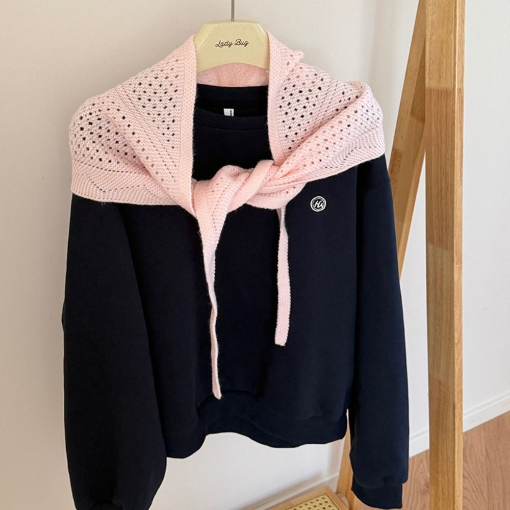 Hollow Out Knitted Triangle Sc - Street Fashion Shoot review and price