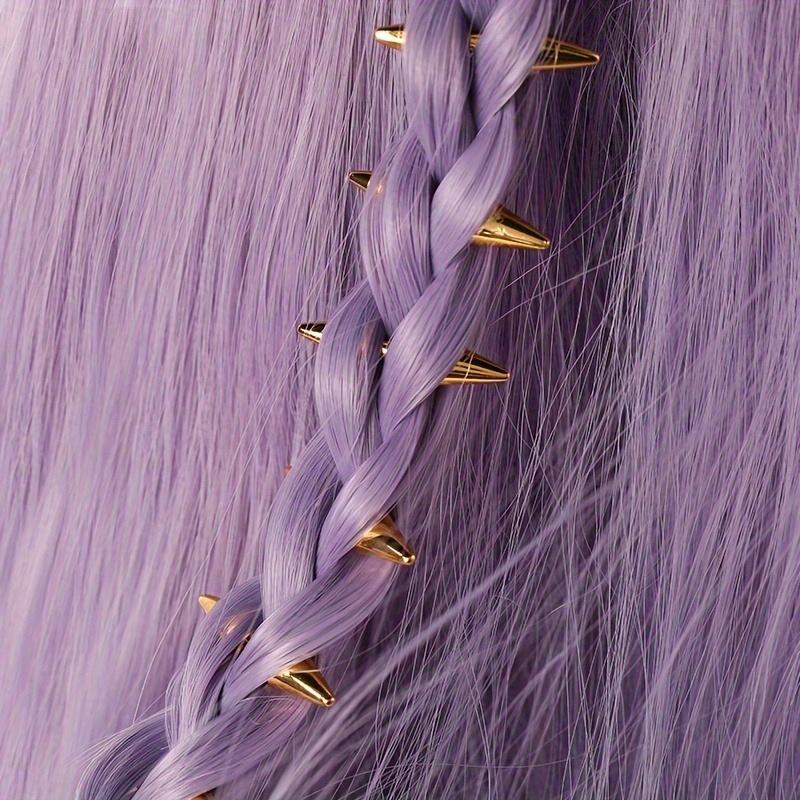5pcs Set Spiked Hair Clips Pun - Street Fashion Rings review and price