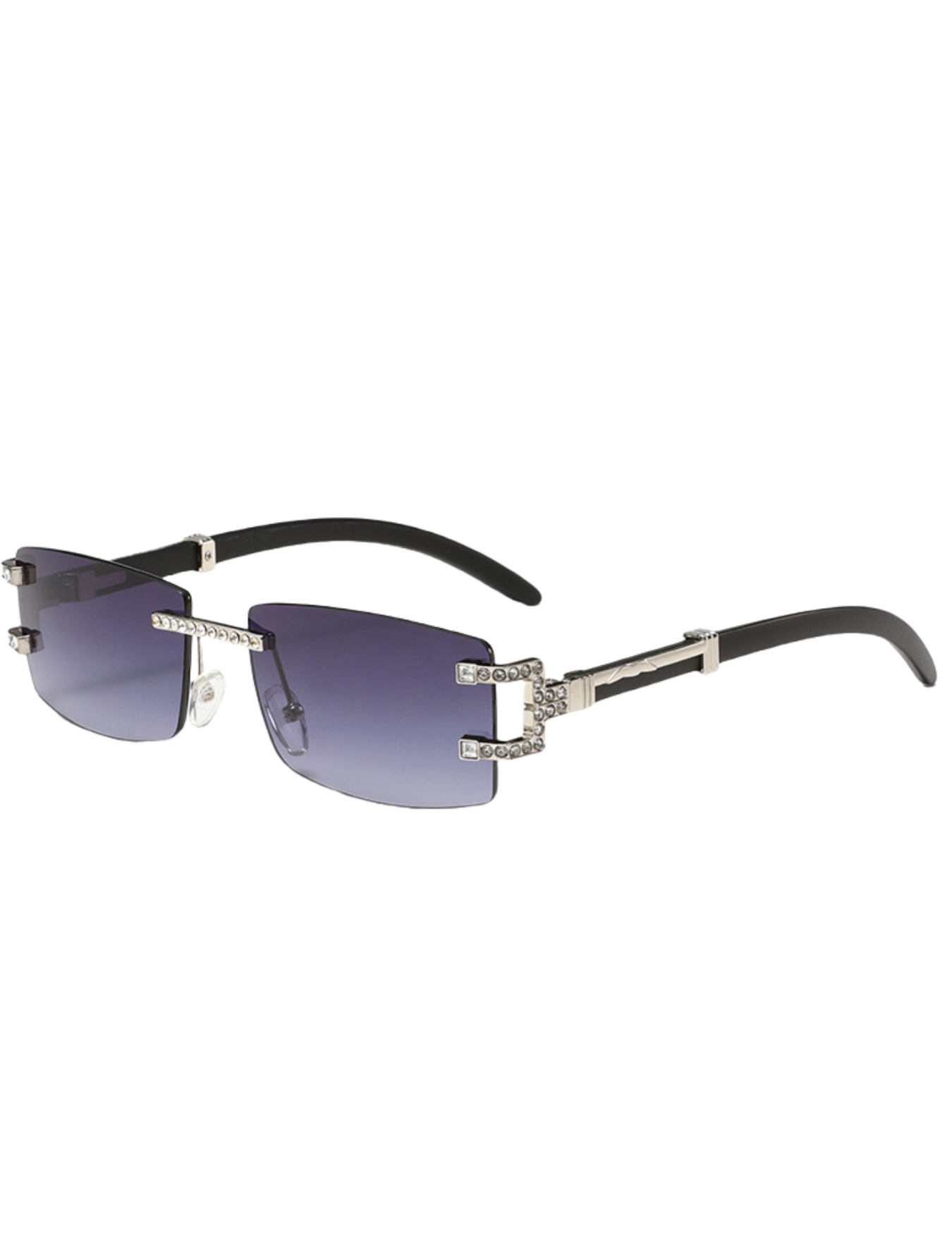 Wood leg retro fashion sunglas - Street Fashion Shoot review and price