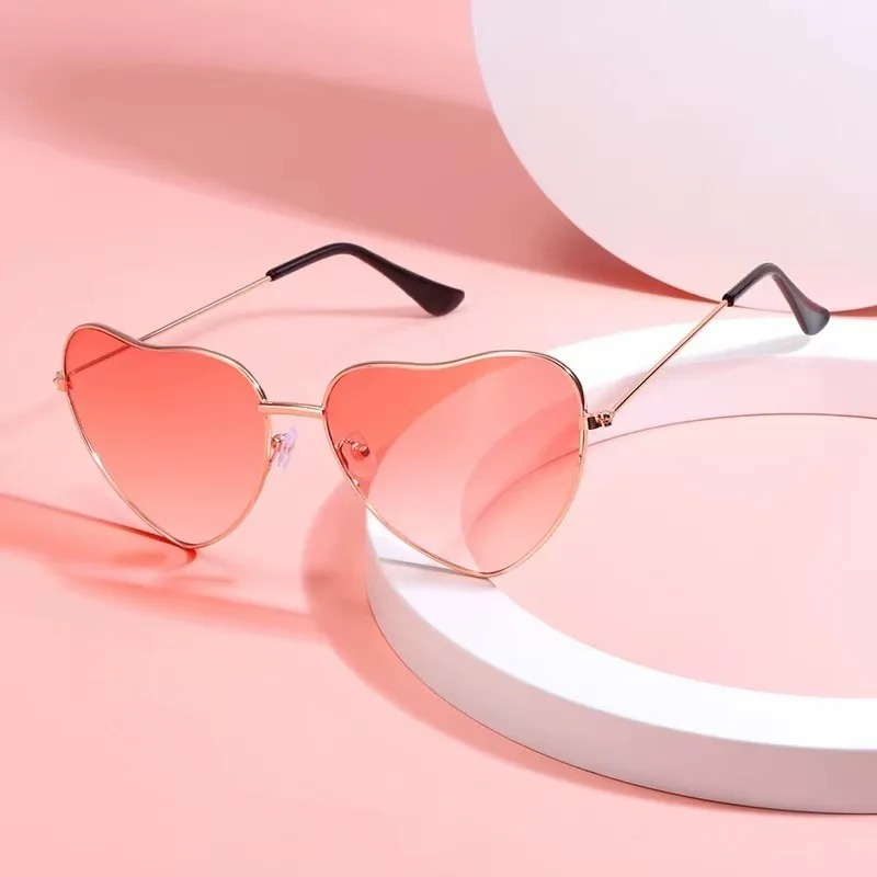 Fashion Heart Shaped Metal Sun - Street Fashion Shoot review and price