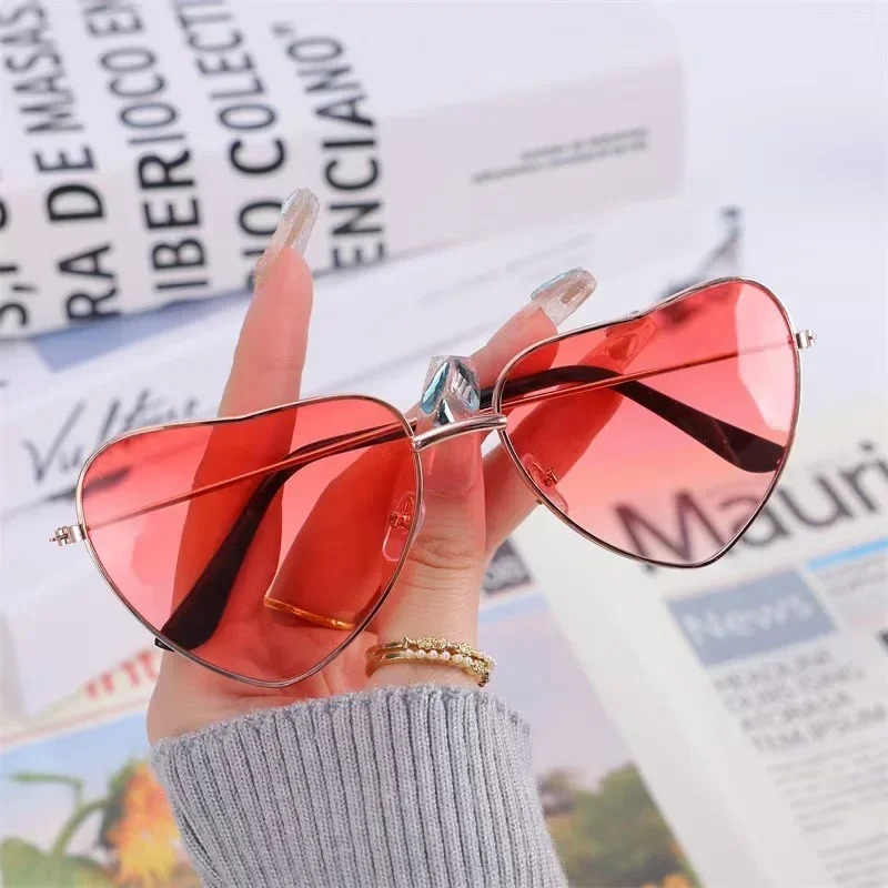 Fashion Heart Shaped Metal Sun - Street Fashion Shoot review and price