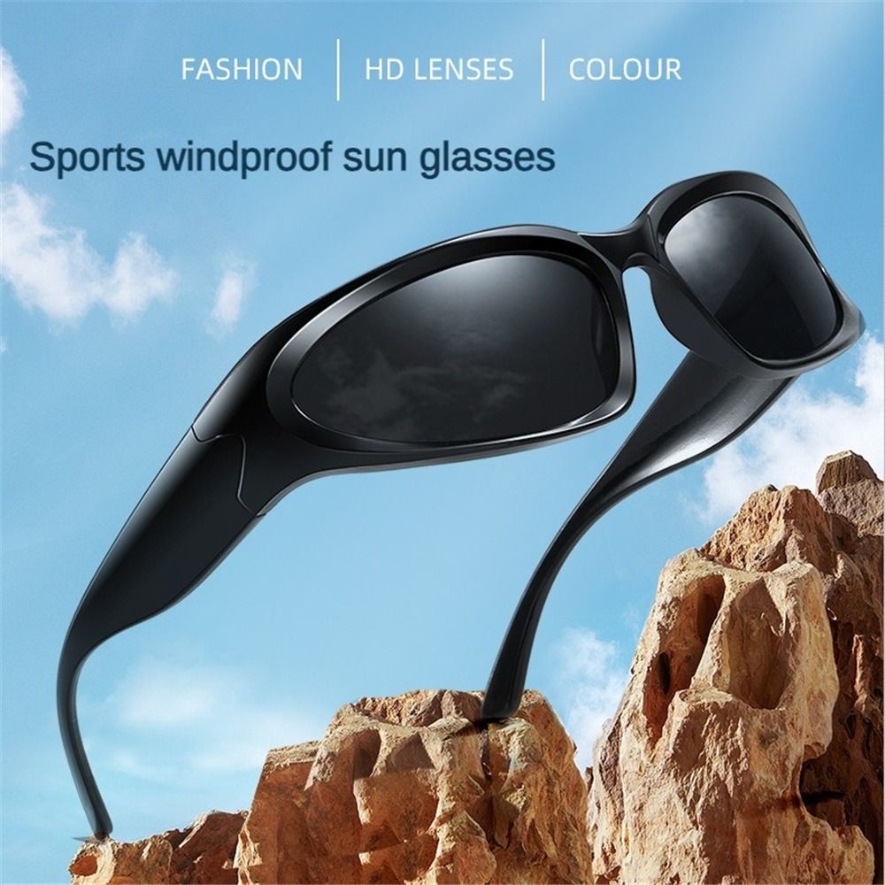 Trendy Y2K Cycling Sunglasses  - Street Fashion Shoot review and price