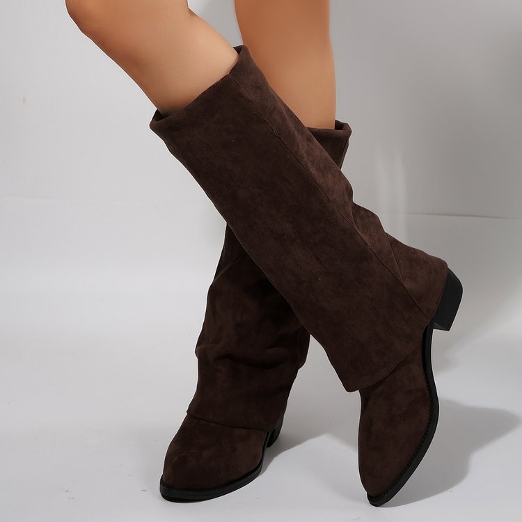 Women's Knee High Boots Autumn - Street Fashion Denim review and price