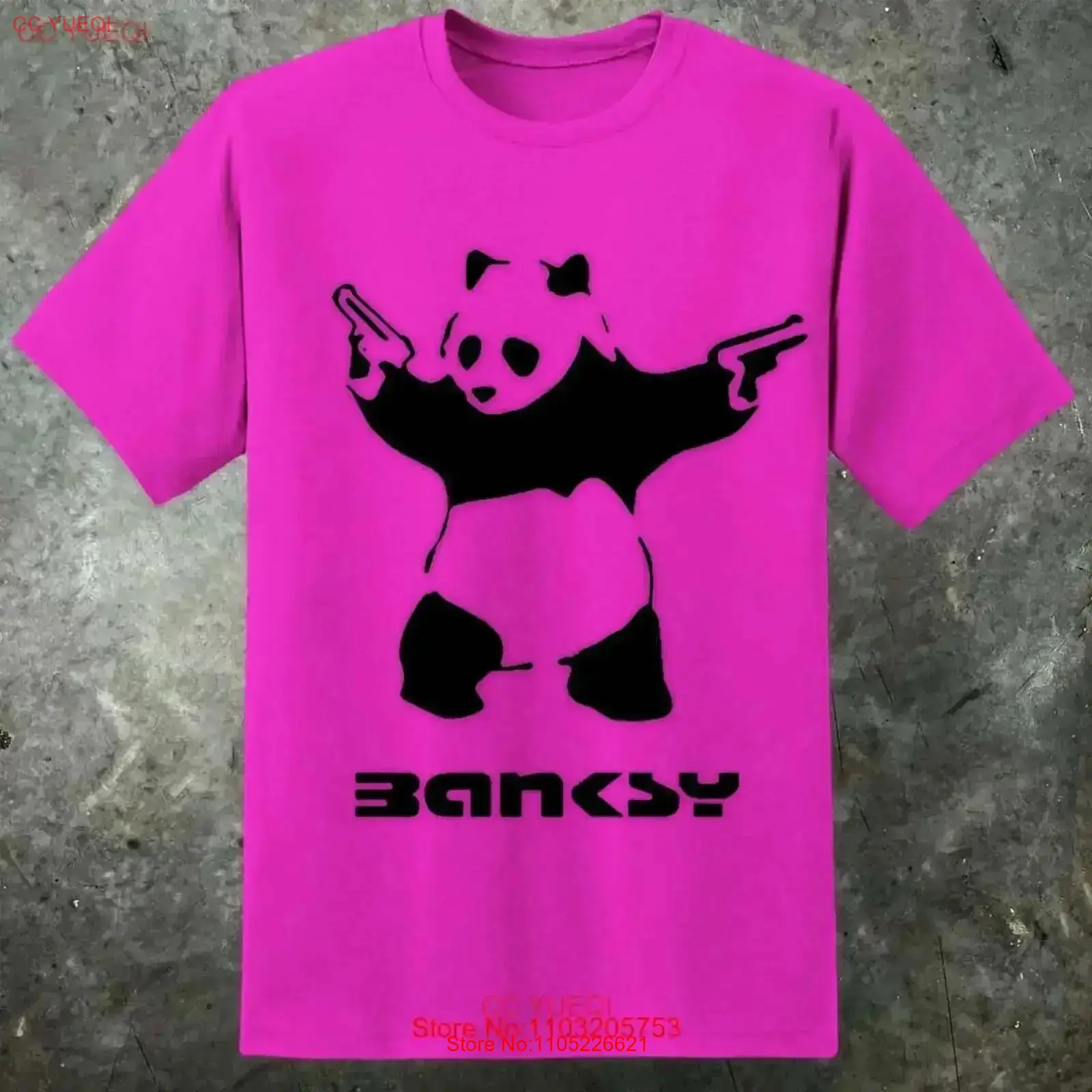 Banksy Inspired Mens Panda Gun - Street Fashion Uk review and price