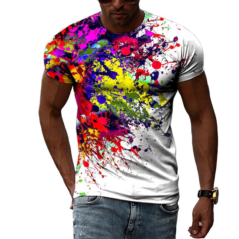 Men's Summer Fashion 3D Print  - Street Fashion Hip Hop review and price