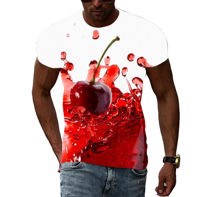 Men's Summer Fashion 3D Print  - Street Fashion Hip Hop review and price