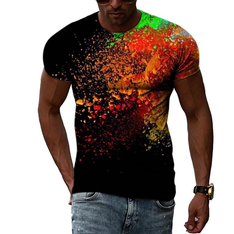 Men's Summer Fashion 3D Print  - Street Fashion Hip Hop review and price