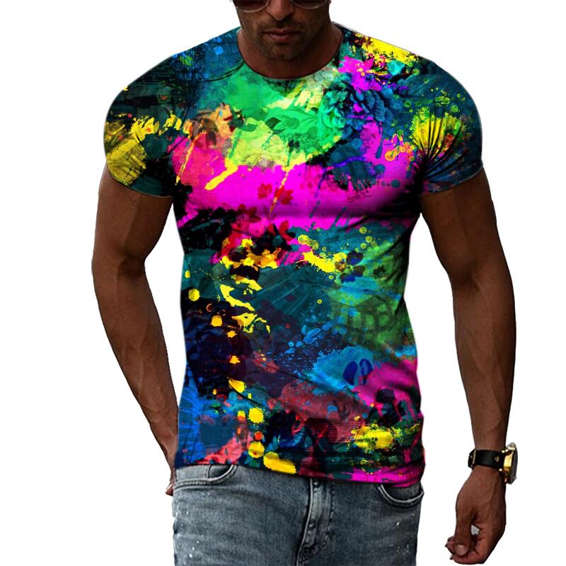 Men's Summer Fashion 3D Print  - Street Fashion Hip Hop review and price