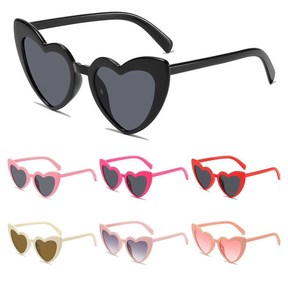 Heart-Shaped Sunglasses Vintag - Street Fashion Shoot review and price