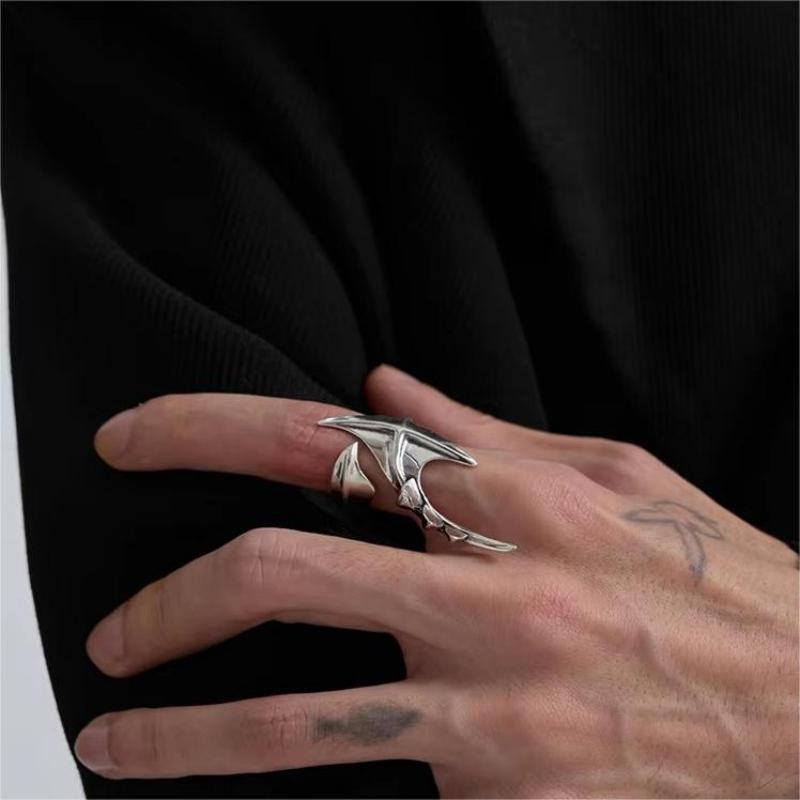 Cyberpunk Alien Irregular Ring - Street Fashion Rings review and price