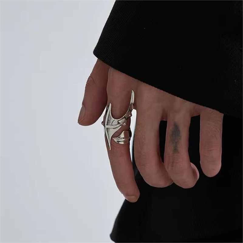 Cyberpunk Alien Irregular Ring - Street Fashion Rings review and price